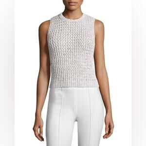 Theory Malda Meridian Textured Sleeveless Sweater Size Medium
